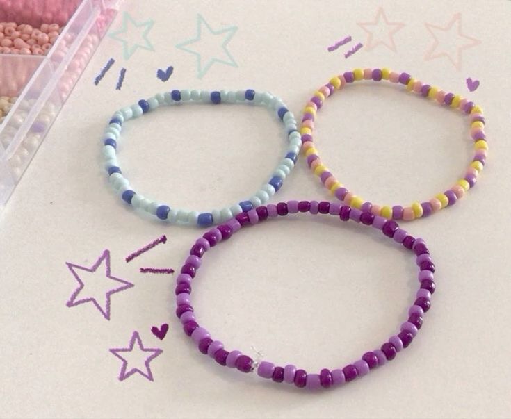Handmade Custom Beaded Bracelets – Cute Anime, Cartoon & Y2K Aesthetic Friendship Bracelets for Besties