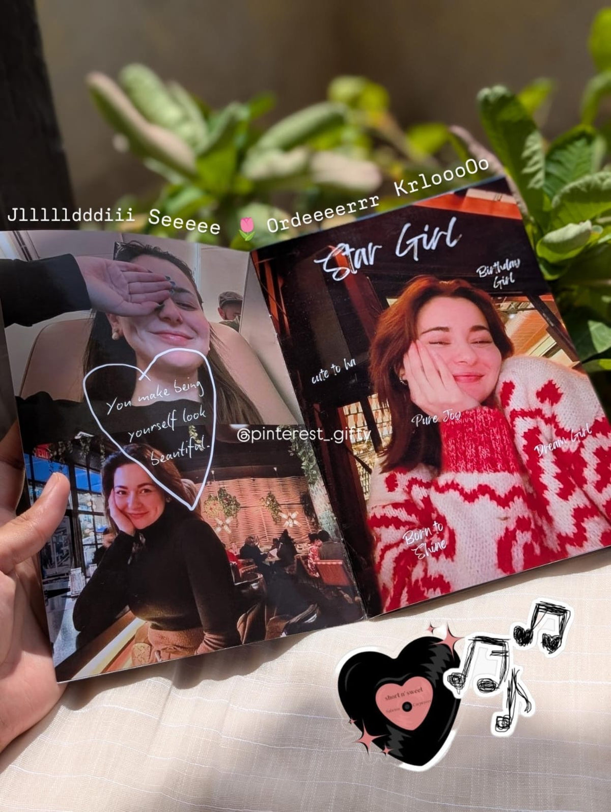 Customized Personalized Birthday Magazine (sides Pages) – Aesthetic Photo Booklet, Custom Cover Story, Unique Birthday Gift & Keep-Sake Present