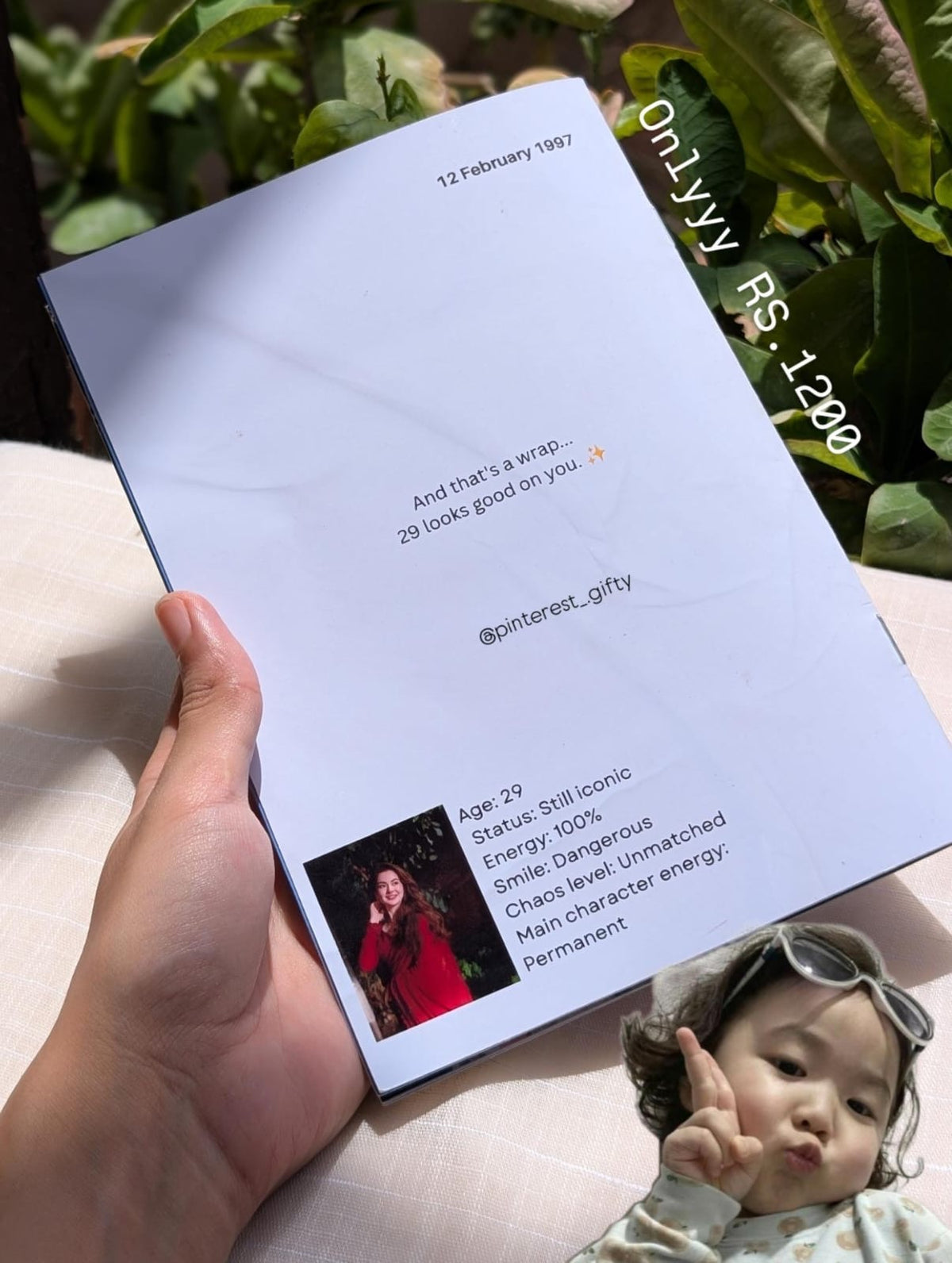 Customized Personalized Birthday Magazine (sides Pages) – Aesthetic Photo Booklet, Custom Cover Story, Unique Birthday Gift & Keep-Sake Present