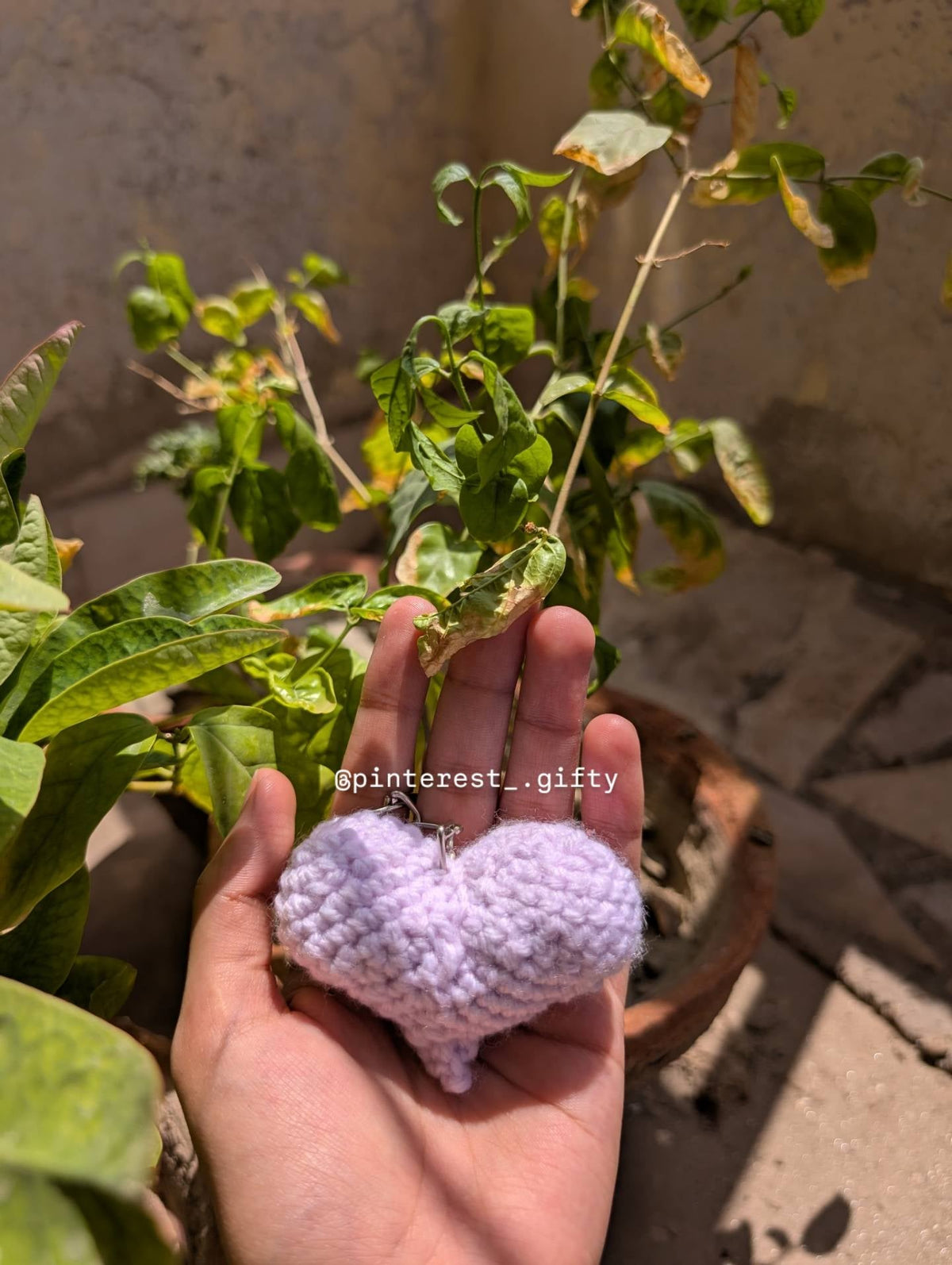 Handmade Crochet Heart Plush Keychain – Cute Pastel Amigurumi Bag Charm, Romantic Couple & Best Friend Gift