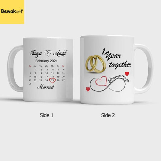 Customized Name & Quote Mug – Personalized Aesthetic Ceramic Coffee Cup, Custom Photo & Text Gift for Birthday, Anniversary & Office