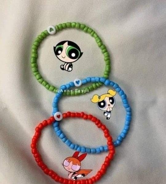 Handmade Custom Beaded Bracelets – Cute Anime, Cartoon & Y2K Aesthetic Friendship Bracelets for Besties